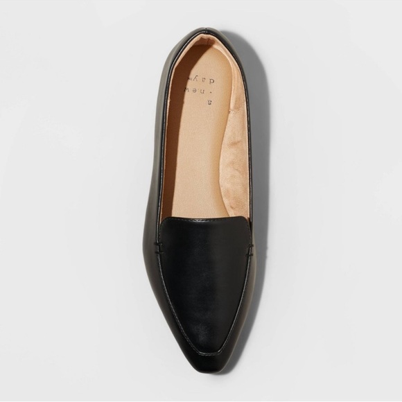 Women's Hayes Loafer Flats with Memory Foam Insole Black - A New Day - - Picture 3 of 4